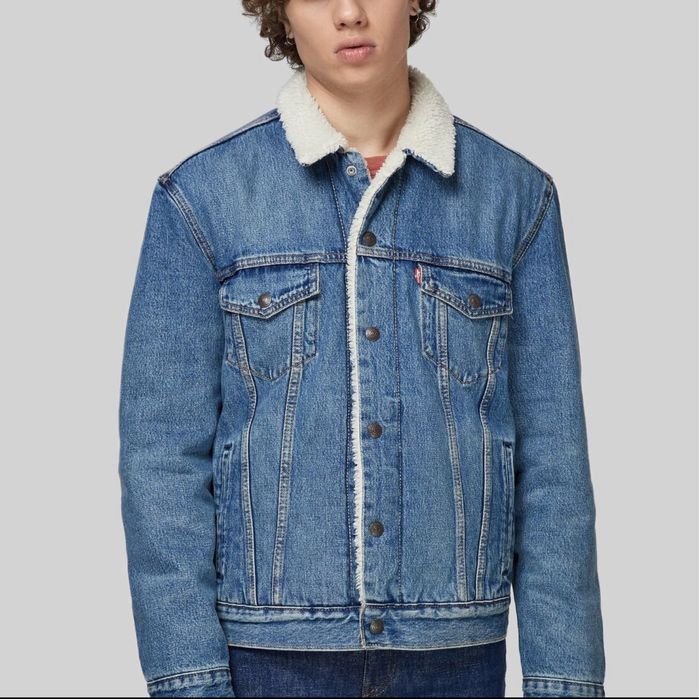Levi’s Premium Sherpa оригинал новая мужская куртка шерпа (NEW)