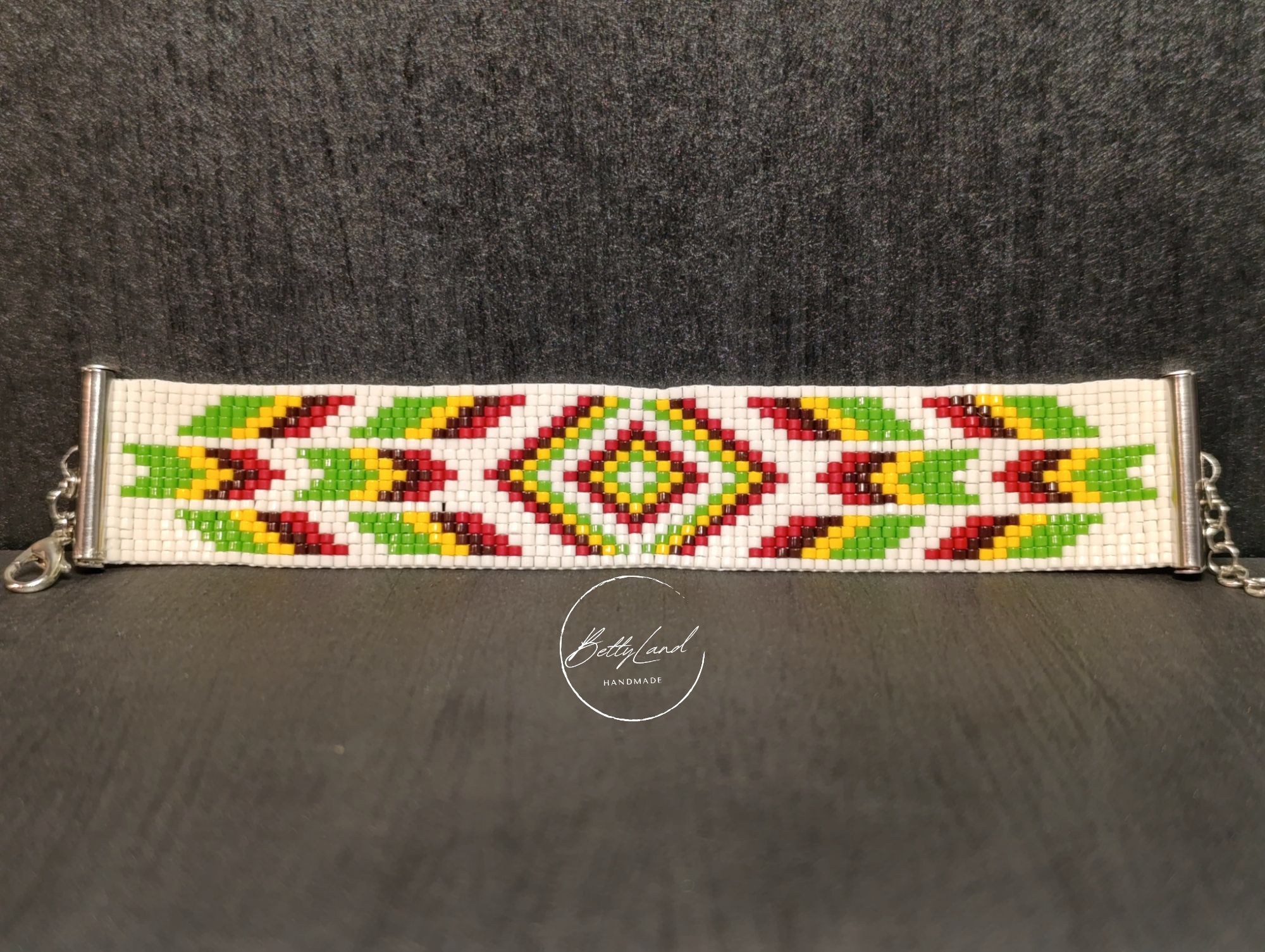 Bransoletka z koralików miyuki handmade