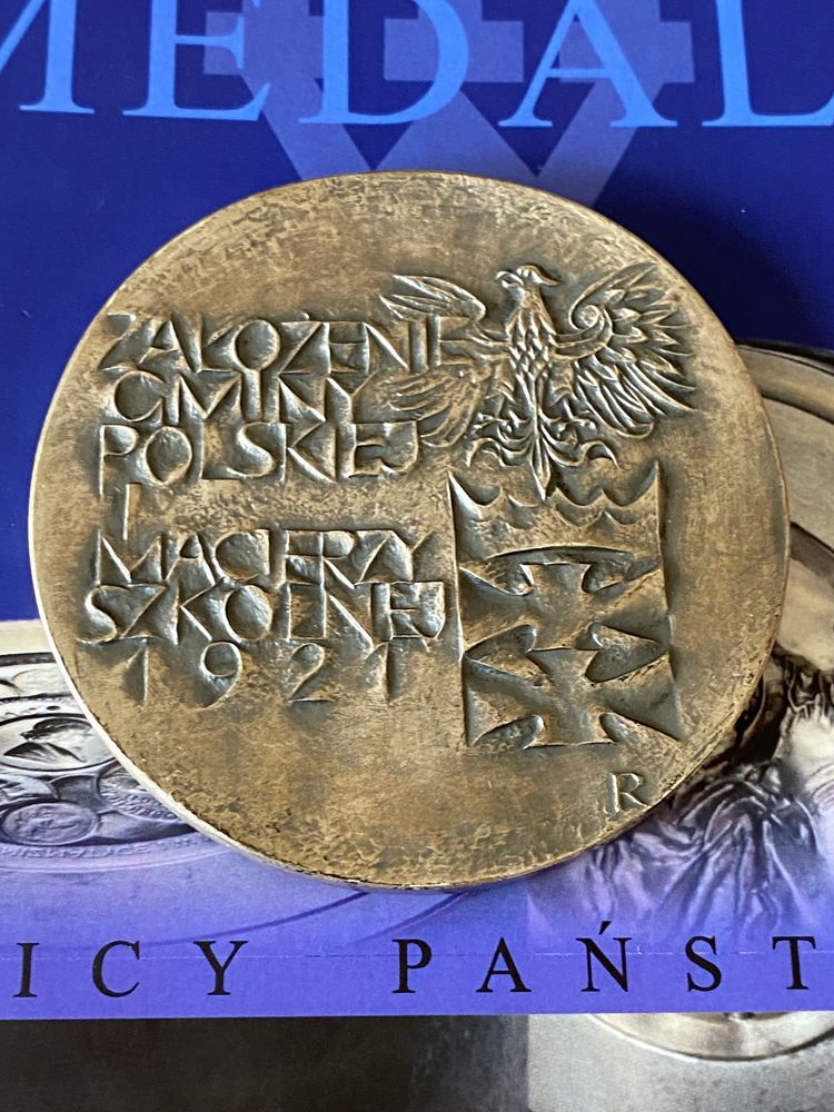 Medal Założenie Gminy Polskiej i Macierzy Szkolnej 1973. Mennica P.