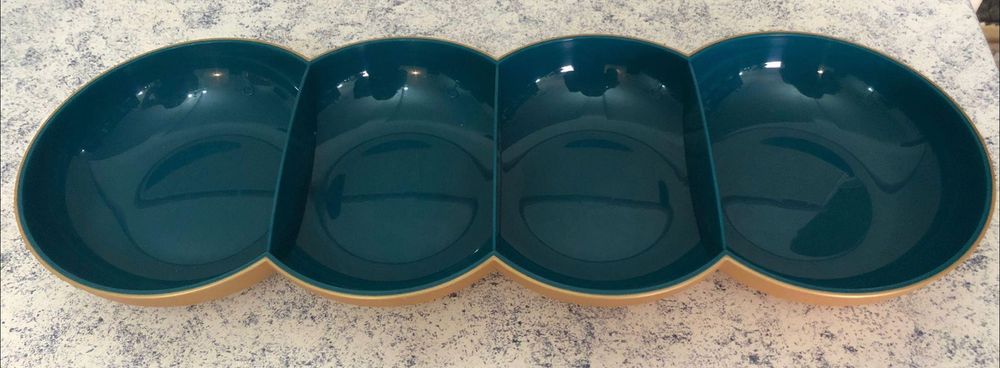 Allegra 4 Verde / Dourado Tupperware