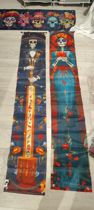 Хеллоуїн банер на двері прикраса