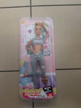 Nowa lalka barbie 30cm Lucy Yoga Made to move, prezent dzień dziecka