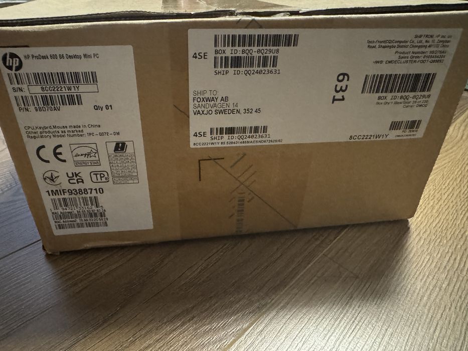 Komputer stacjonarny HP ProDesk 600 G6 Nowy