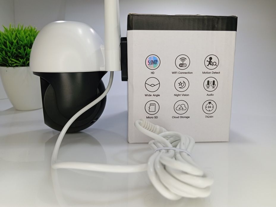 ‼️Наружня/Внутрішня міні Камера відеоспостереження Wi-Fi Kerui 5 МП‼️