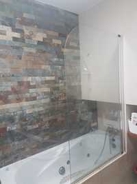 Porta de duche vidro- 1,40 x 0,87
