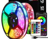 Taśma LED RGB 10 metrów + pilot + sterowanie aplikacją