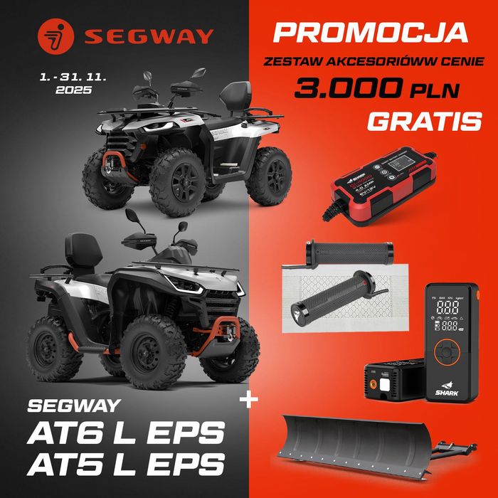QUAD SEGWAY AT5 L Eps T3B FV + Gratisy o wartości 3000 zł