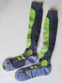 ТермоШкарпетки X-SOCKS SKI RACER Silver 42-44 R/L Long black/yellowflu