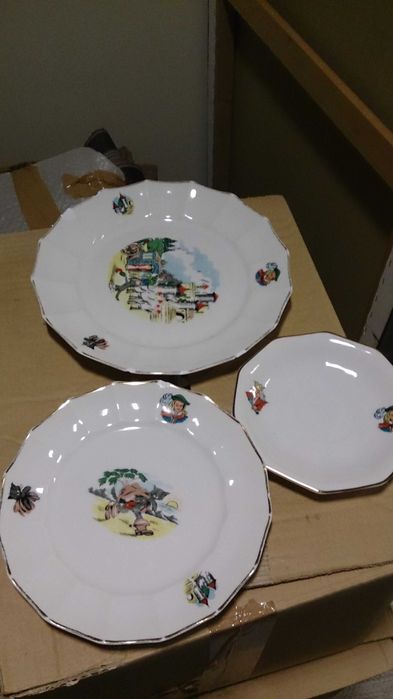 Pratos infantis “Gato das Botas” da Vista Alegre
