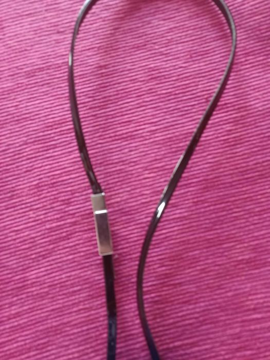 Lakierowany, damski pasek, M, L, jak nowy