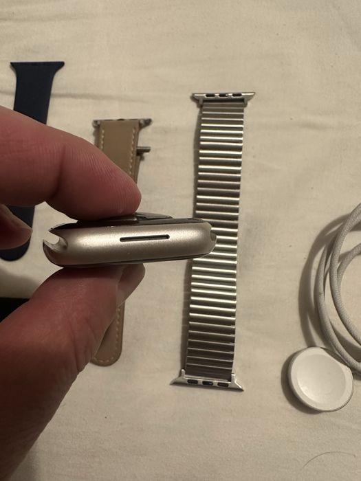 Apple watch serie 8 luz das estrelas 45mm
