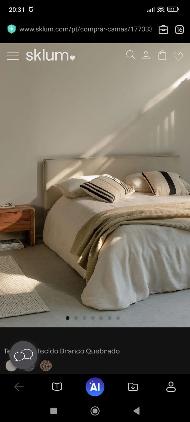Cama 180cmx200cm marca SKLUM