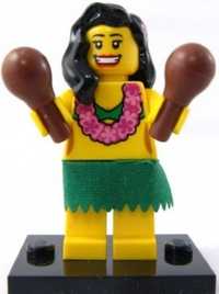 LEGO minifigurka - Tancerka Hula (Hula Dancer), Series 3