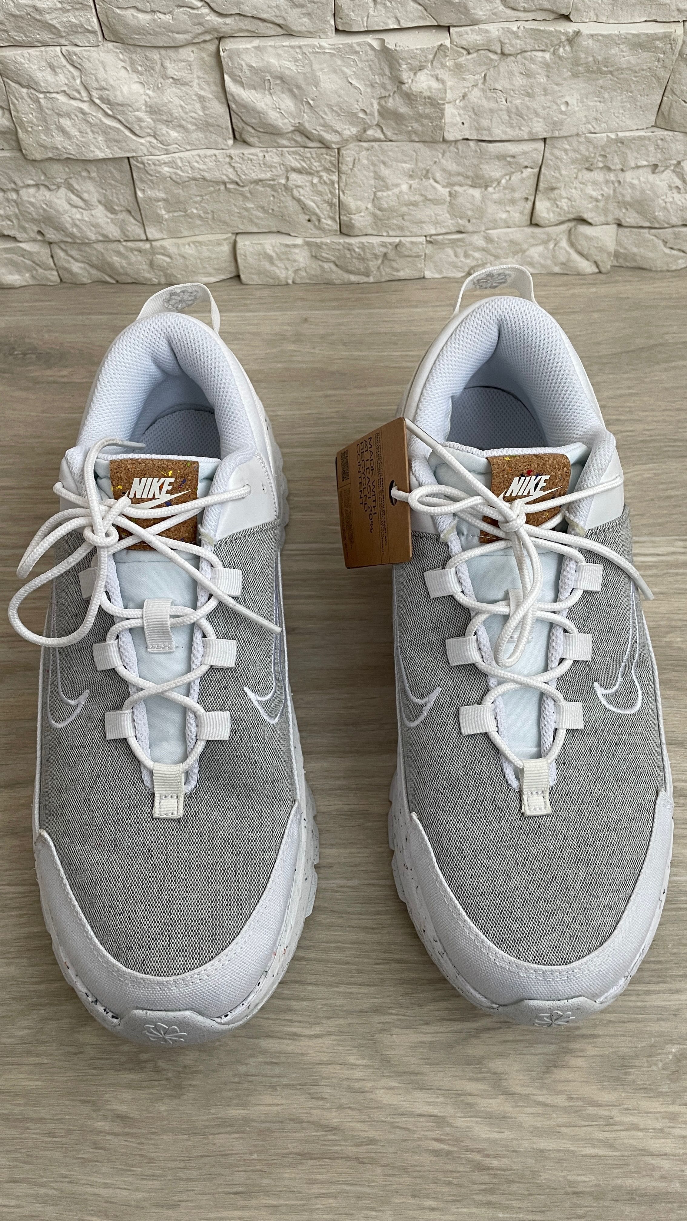 Кроссовки Nike Crater Remixa Grey/White 43EUR (27,5см) DC6916-100