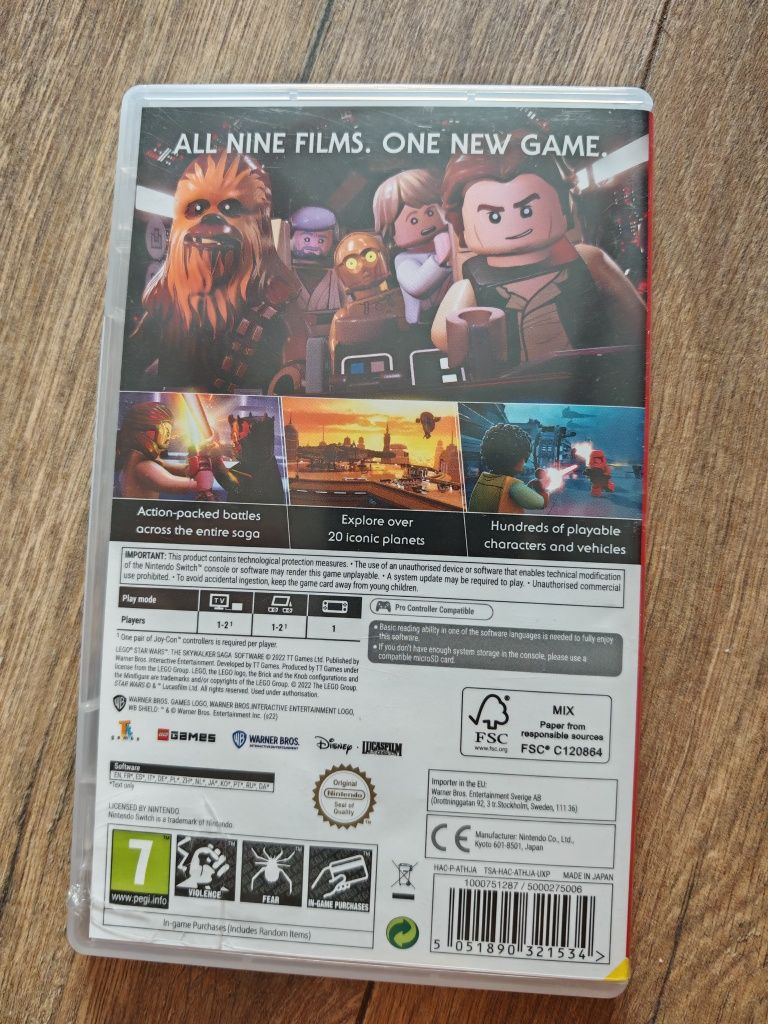 Lego star wars skywalker saga Nintendo Switch