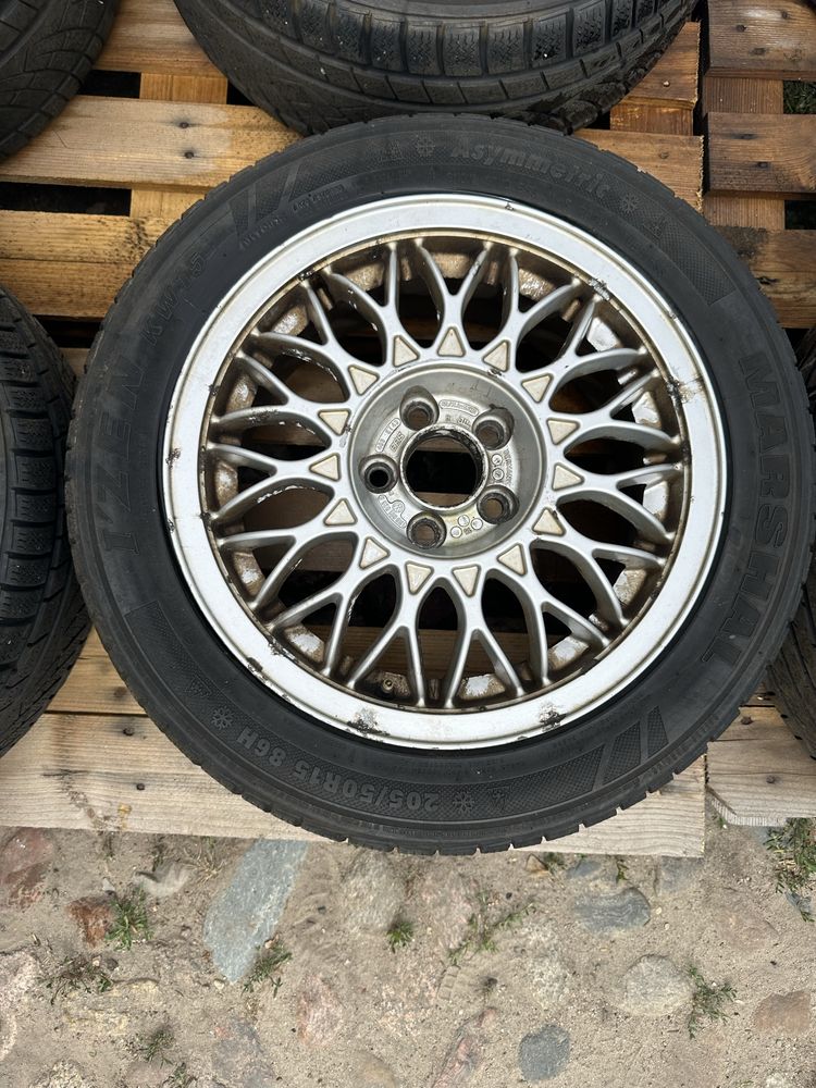 Felgi aluminiowe BBS 15” 5x100 – komplet 4 sztuki