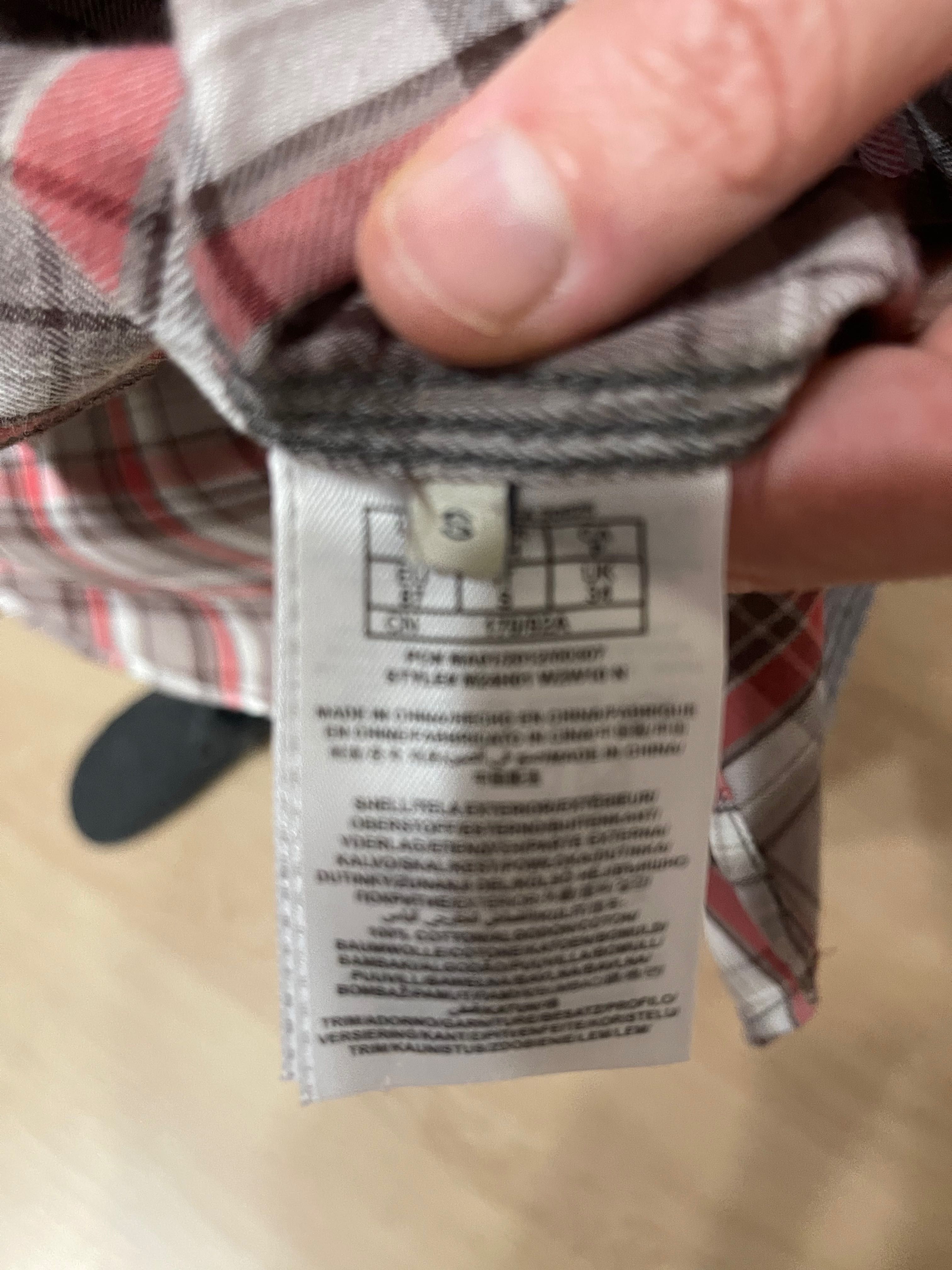 Camisa castanha Guess homem