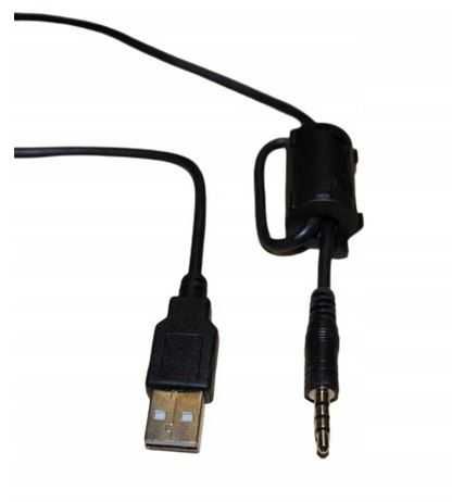 Kabel ładowarka USB-A - Jack 3.5mm AUX  syg. AW2