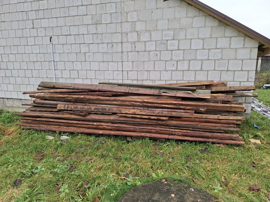 Drewno z rozbiórki