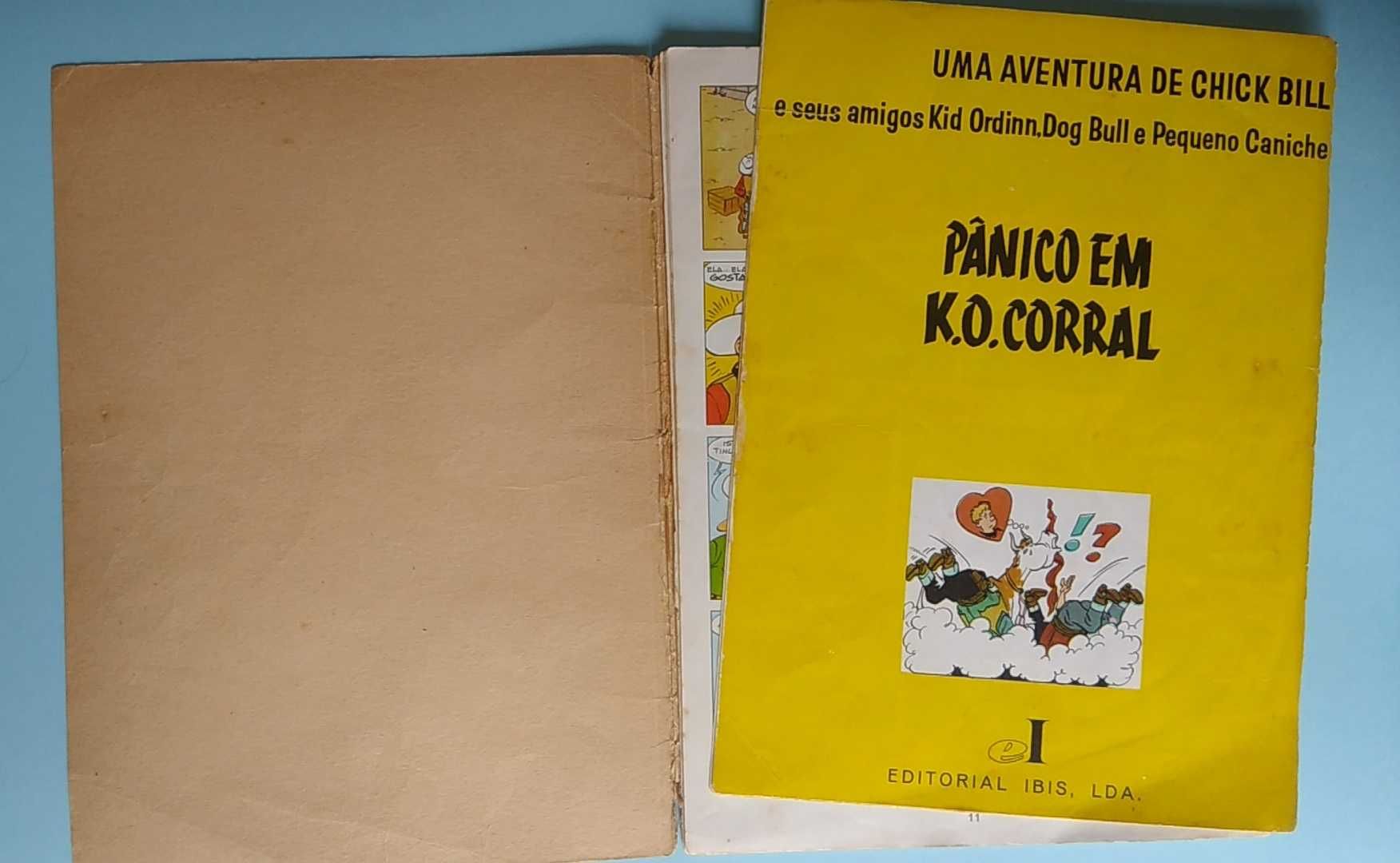 CHICK BILL - 3 volumes em português Livraria Bertrand / Ed. Ibis