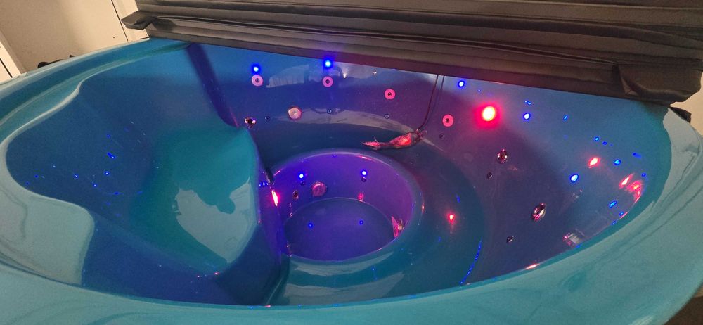 Balia ogrodowa gorąca beczka jacuzzi hydromasaż aeromasaż