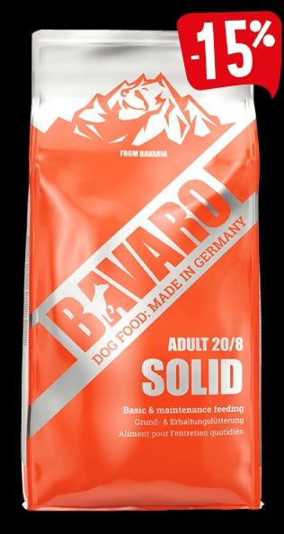 Сух. КормД/Соб. BavaroAdultSolid(Дом.Птица)18кг=1350грн.