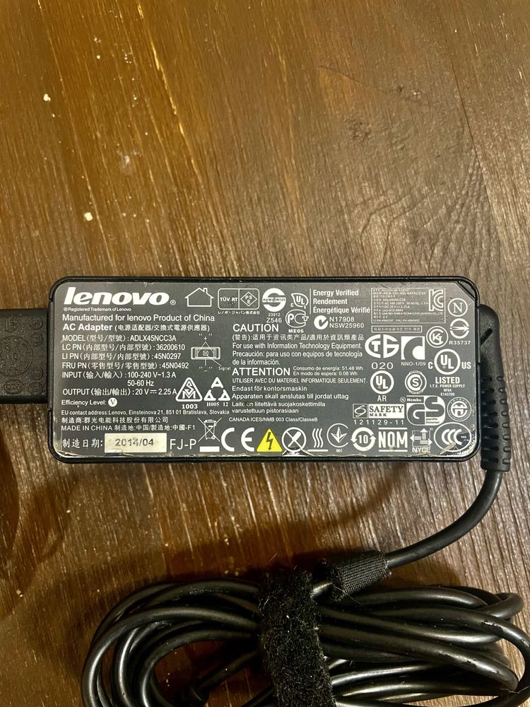 Зарядное устройство для ноутбука Lenovo ADLX45NCC3A