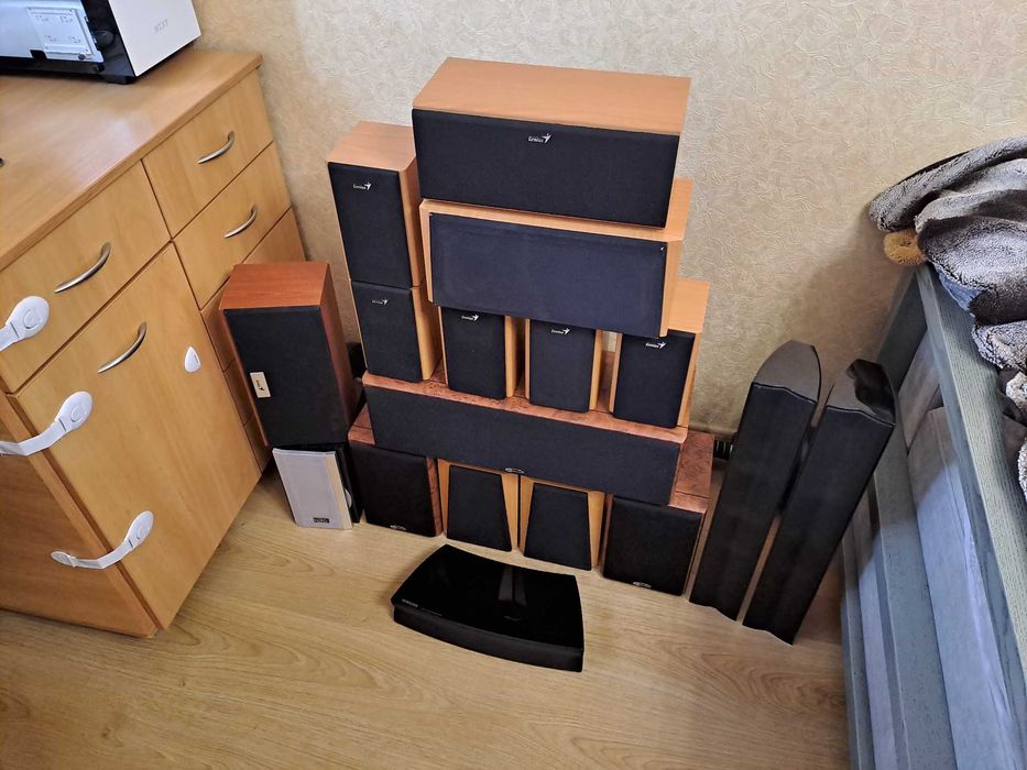 Продаж дерев'яних Пасивних колонок genius  5.1