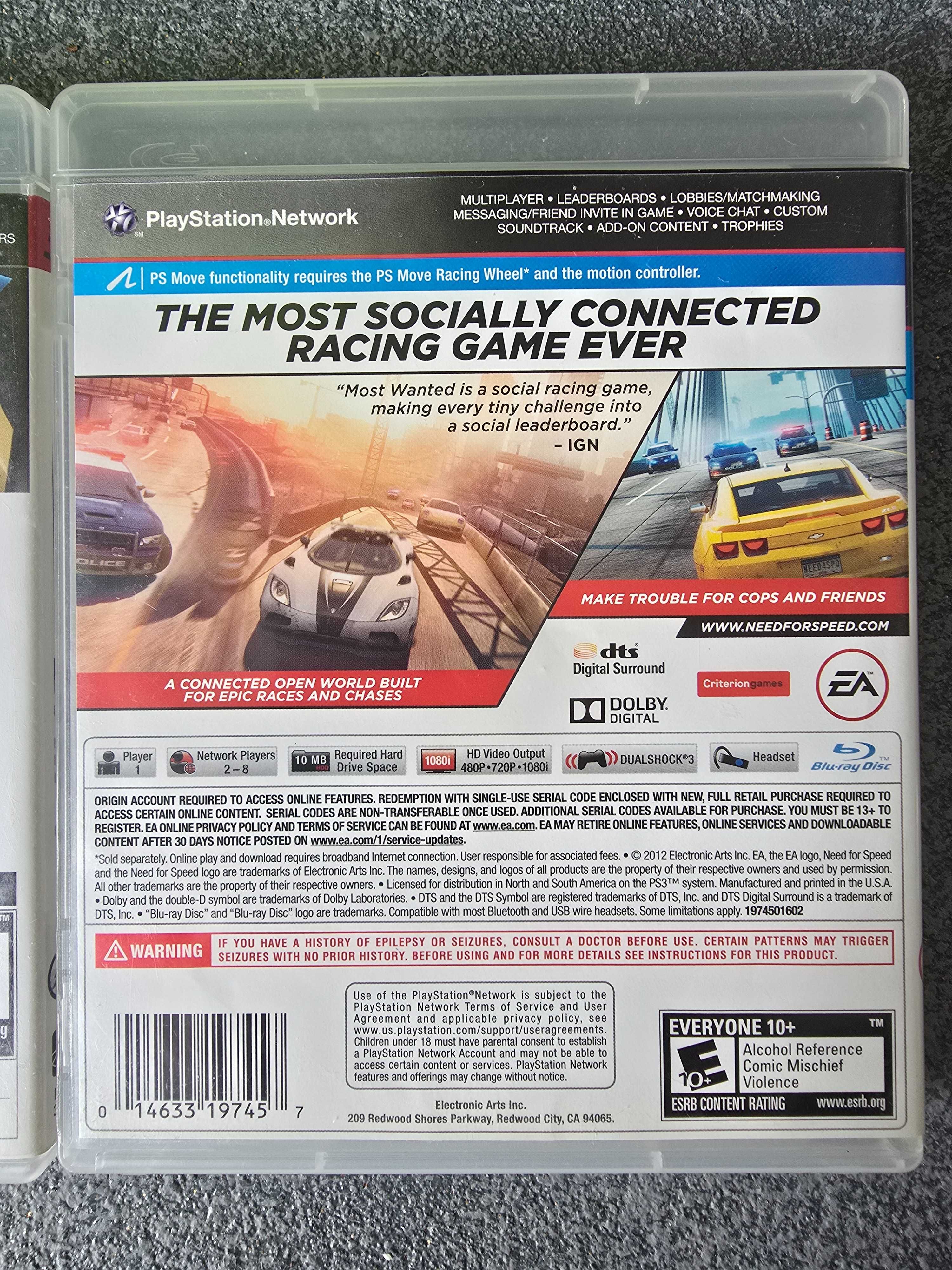 Need for Speed Shift i Most Wanted PS3
