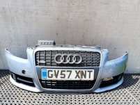 AUDI A4 S-LINE B7 HB ZDERZAK PRZÓD HALOGEN LY7H