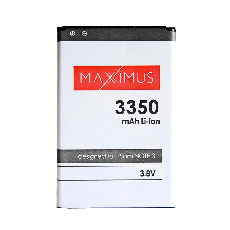Bateria Maxximus do Samsung Note 3 3350 Mah B800Be