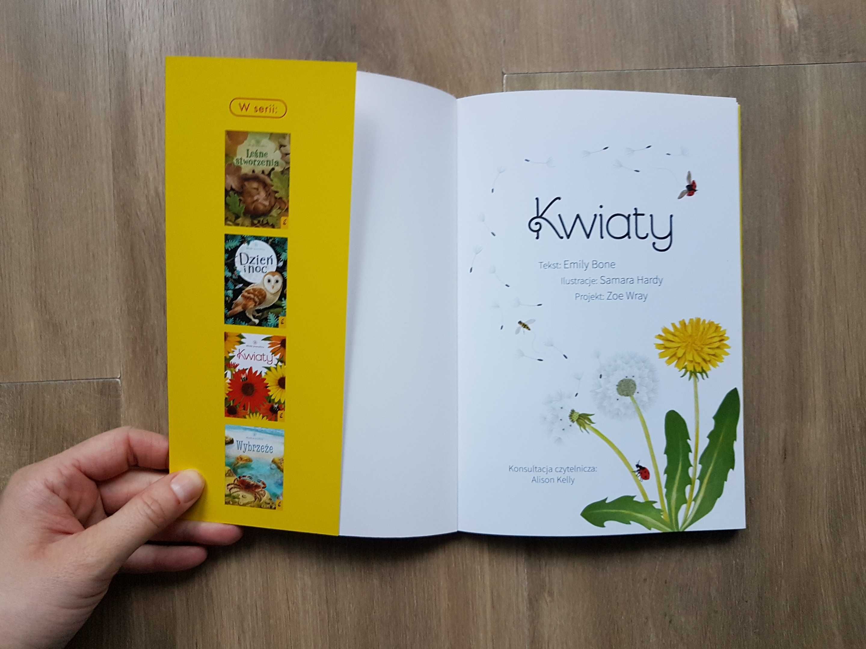 Młodzi przyrodnicy Kwiaty Wilga / GW Foksal 2019 rok Nauka czytania