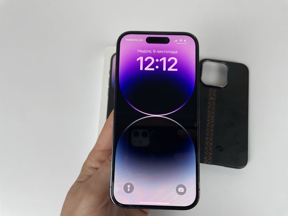 iPhone 14 pro 256gb deep purple + чехол Pitaka