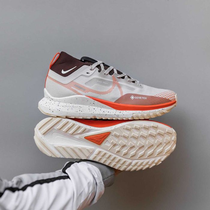 Кросівки Nike React Pegasus Trail 4 Gore-Tex White/Orange premium