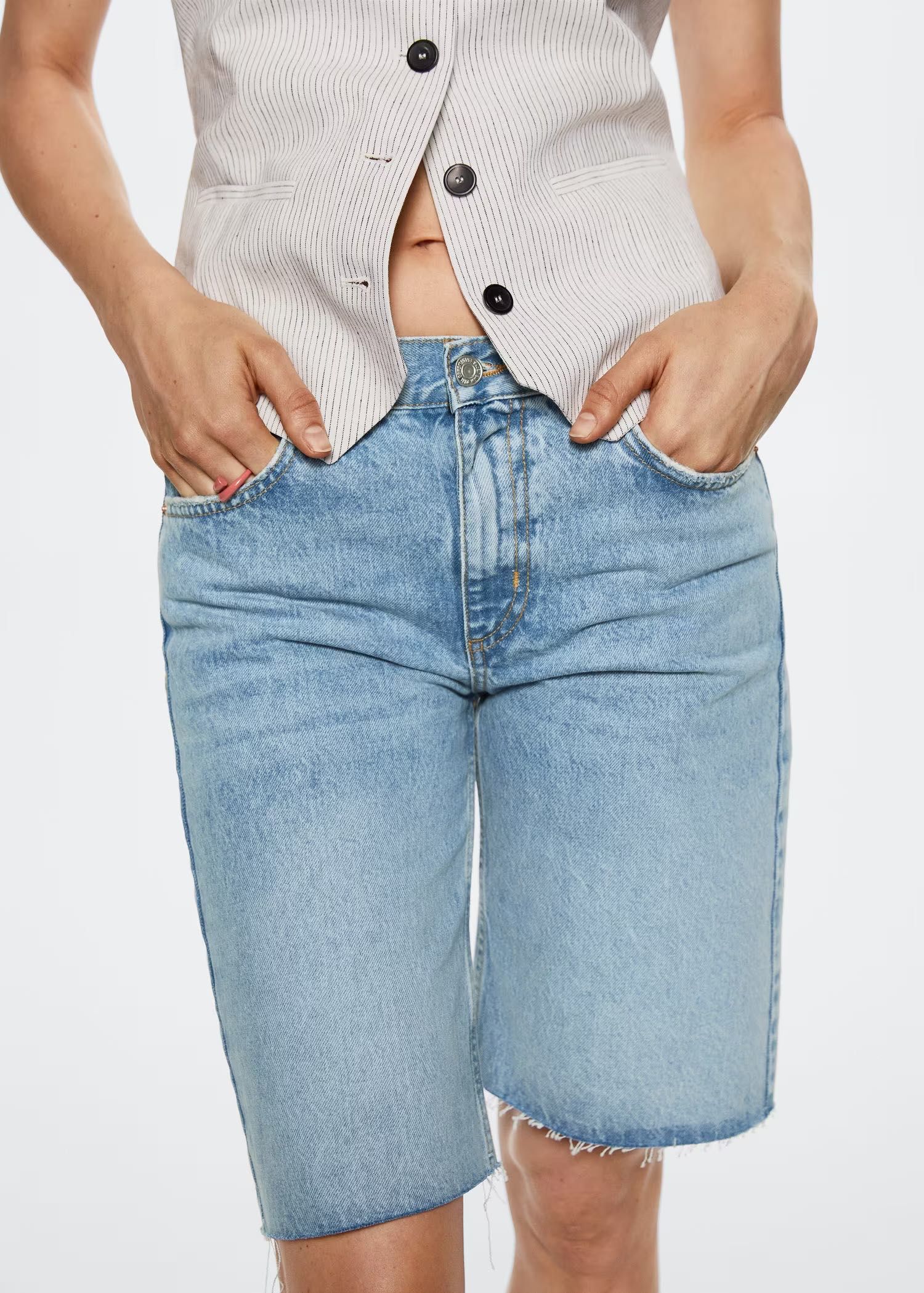 Жіночі джинсові шорти (бермуди)