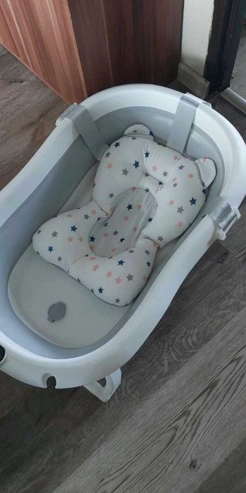 Wanienka Składana  z Termometrem dla Dzieci  + Poduszka