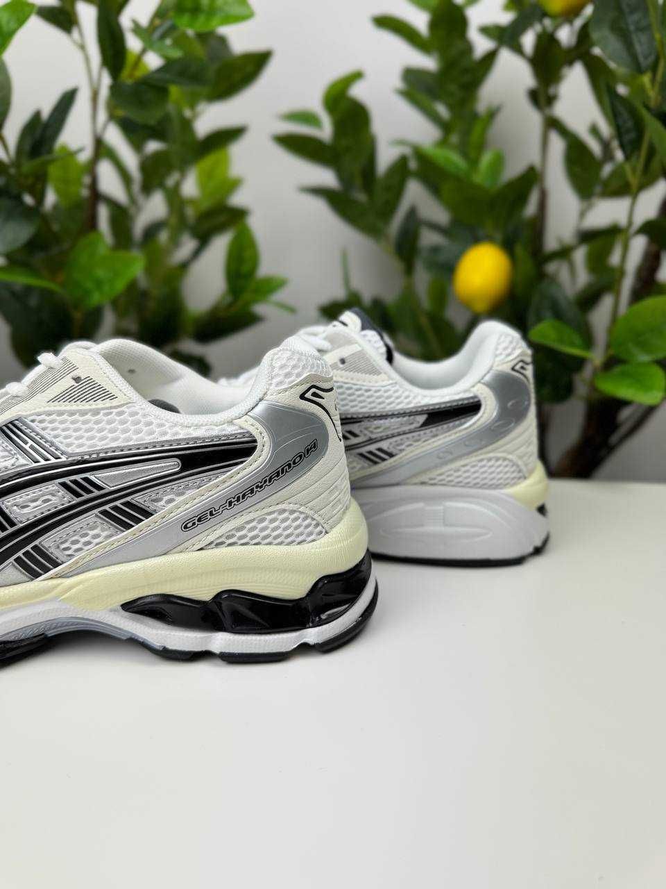 Кросівки Asics Gel-Kayano 14 White Silver Black / кроси Асікс Каяно 14