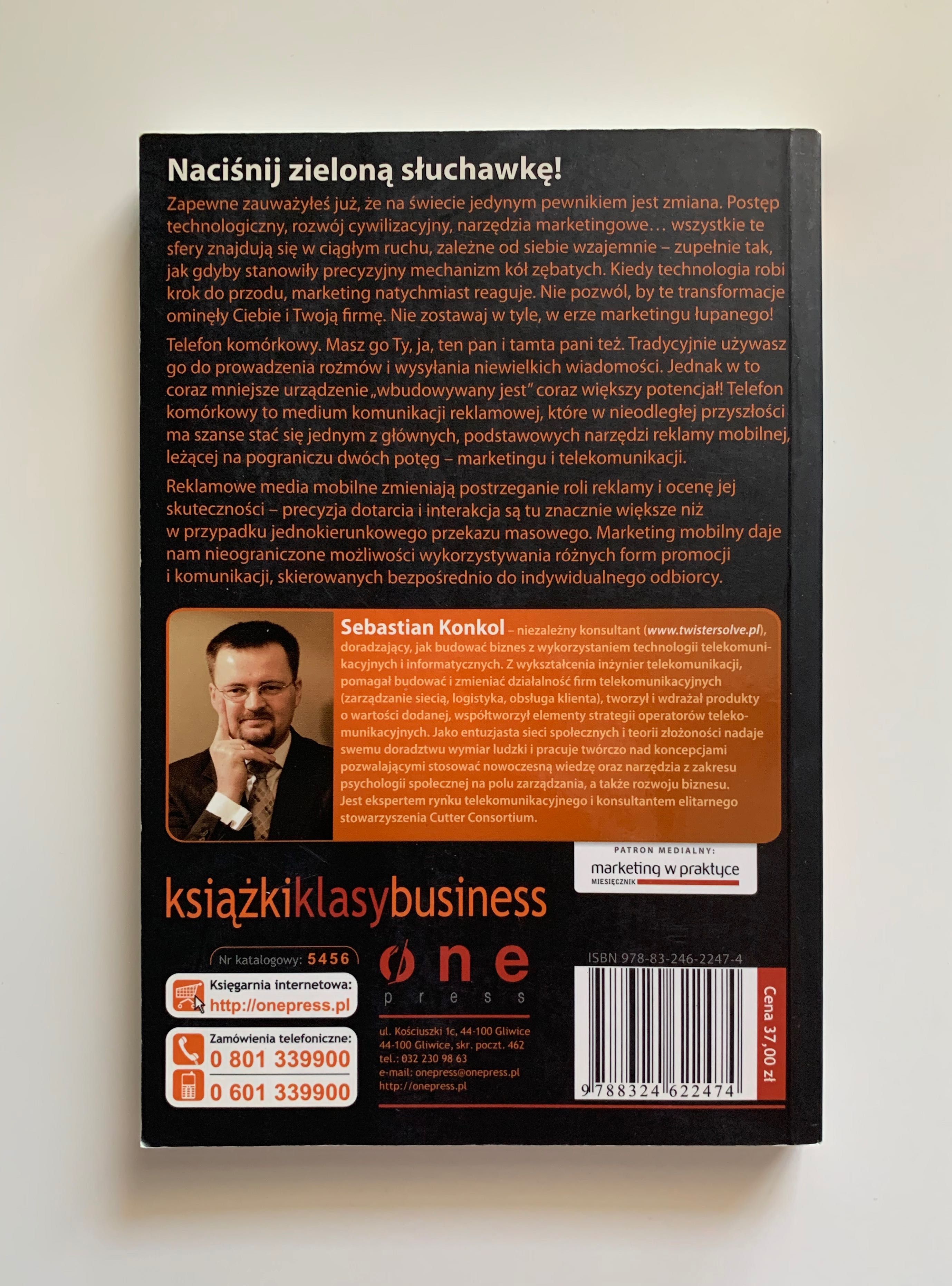 Książka Marketing Mobilny Sebastian Konkol