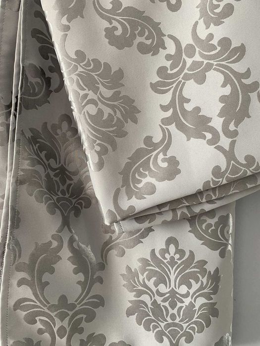 Zasłony okienne 2 szt błyszcząco – matowe do powieszenia na żabki