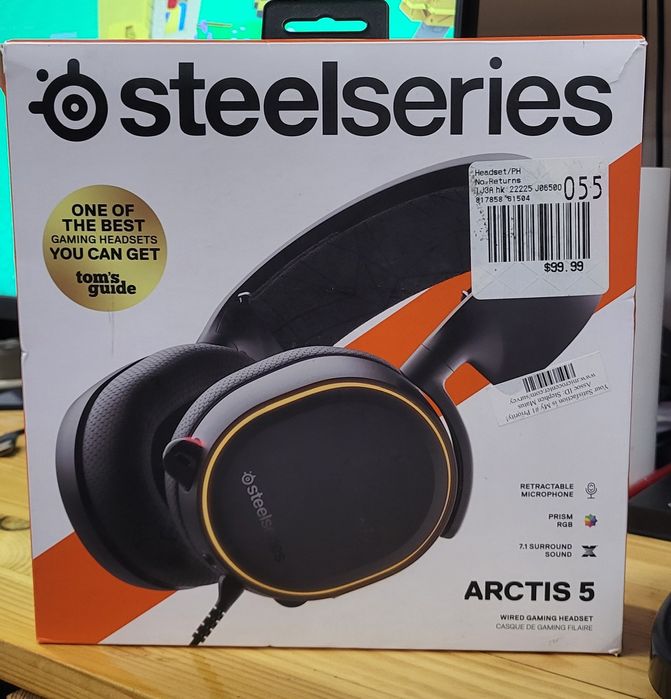 Навушники геймерські, Steelseries arctis 5