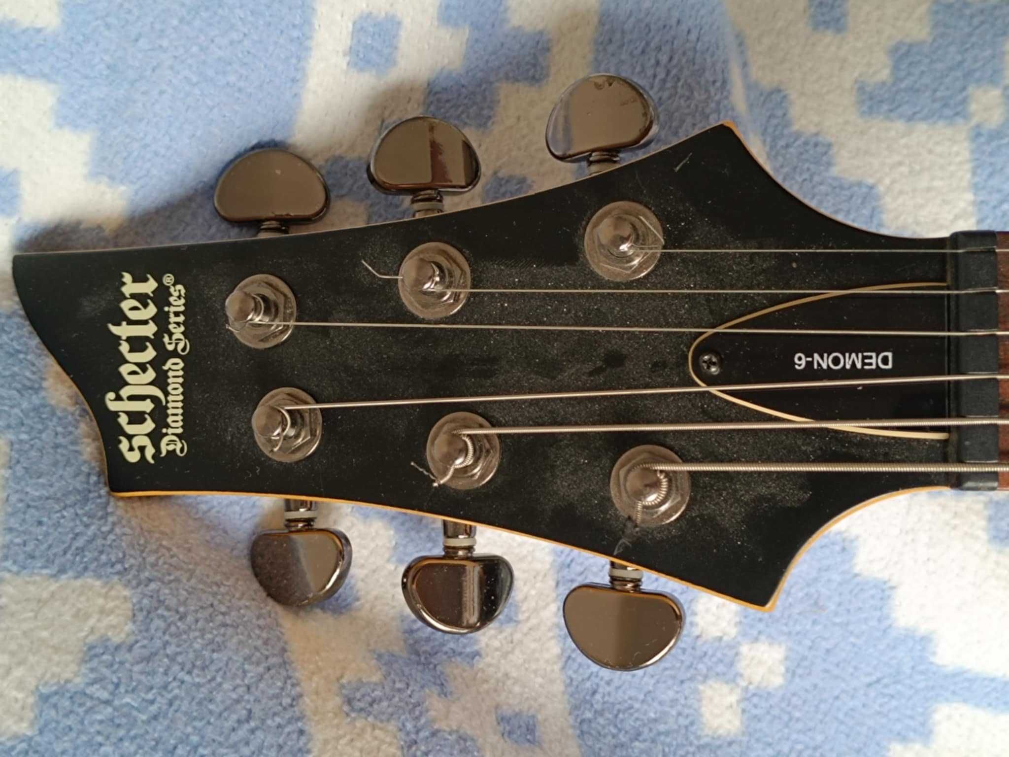 Schecter Demon 6 Black Satin