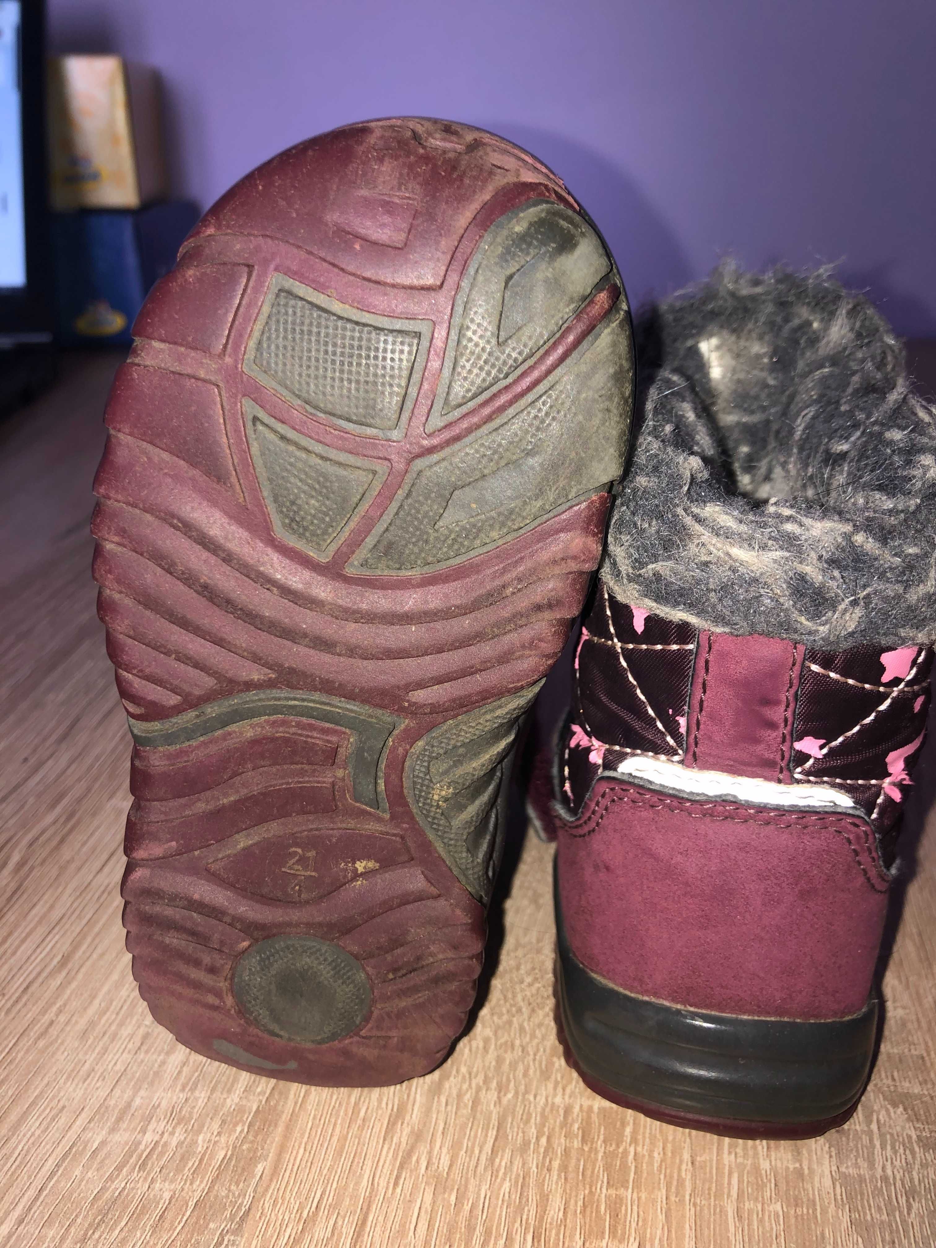 Buty na zimę dla dziewczynki r 21