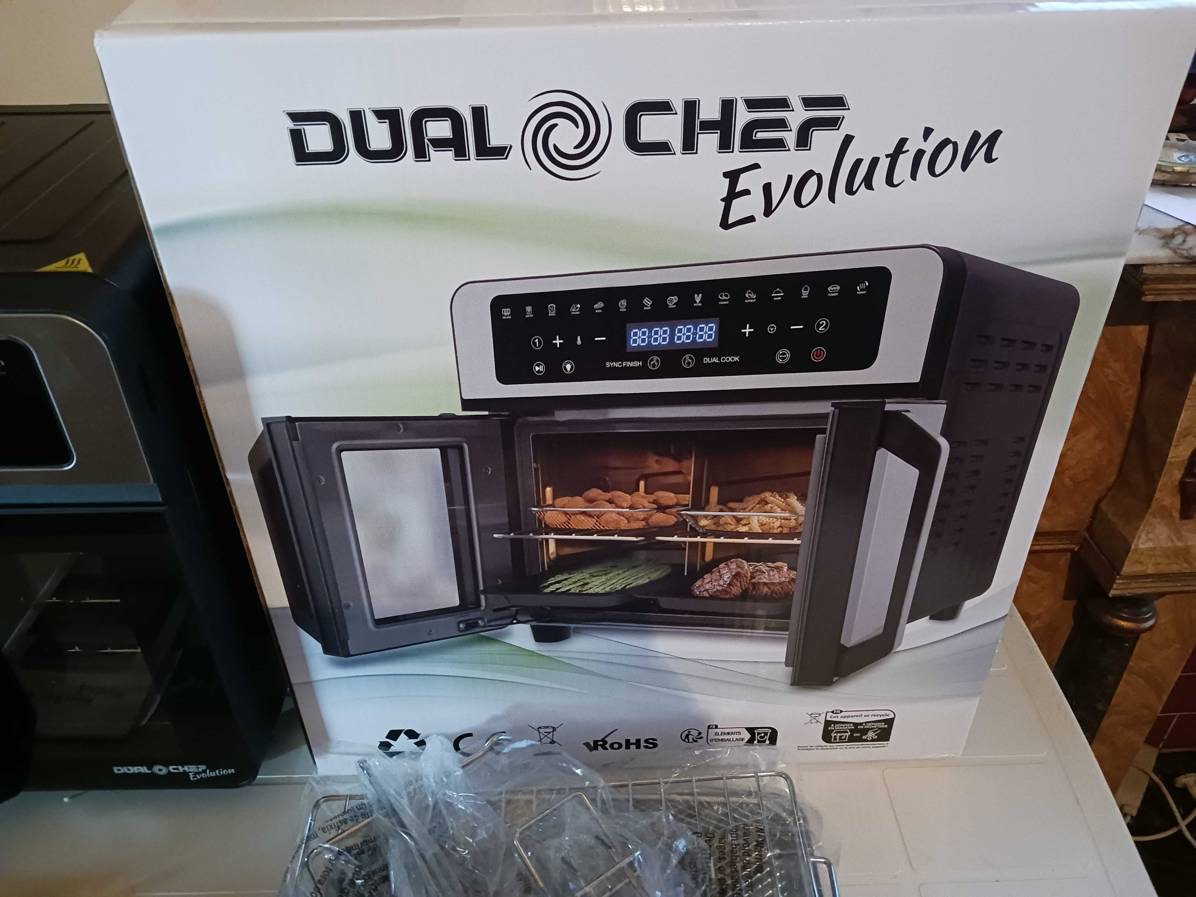 Dual chef evolution, nova com caixa