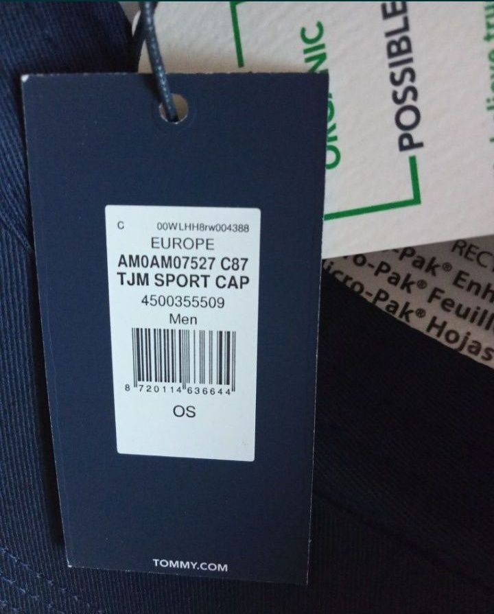 Nowa 100%oryginalna czapka z daszkiem firmy Tommy Hilfiger Jeans