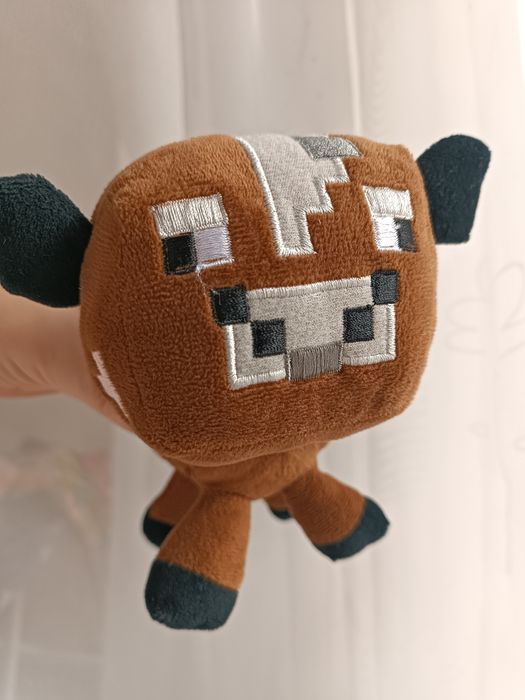 Minecraft іграшка м'яка корова 14 см
