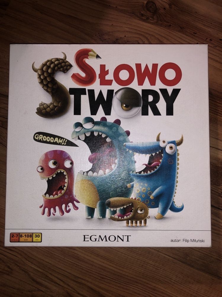 Rodzinna gra SŁOWOSTWORY gra planszowa