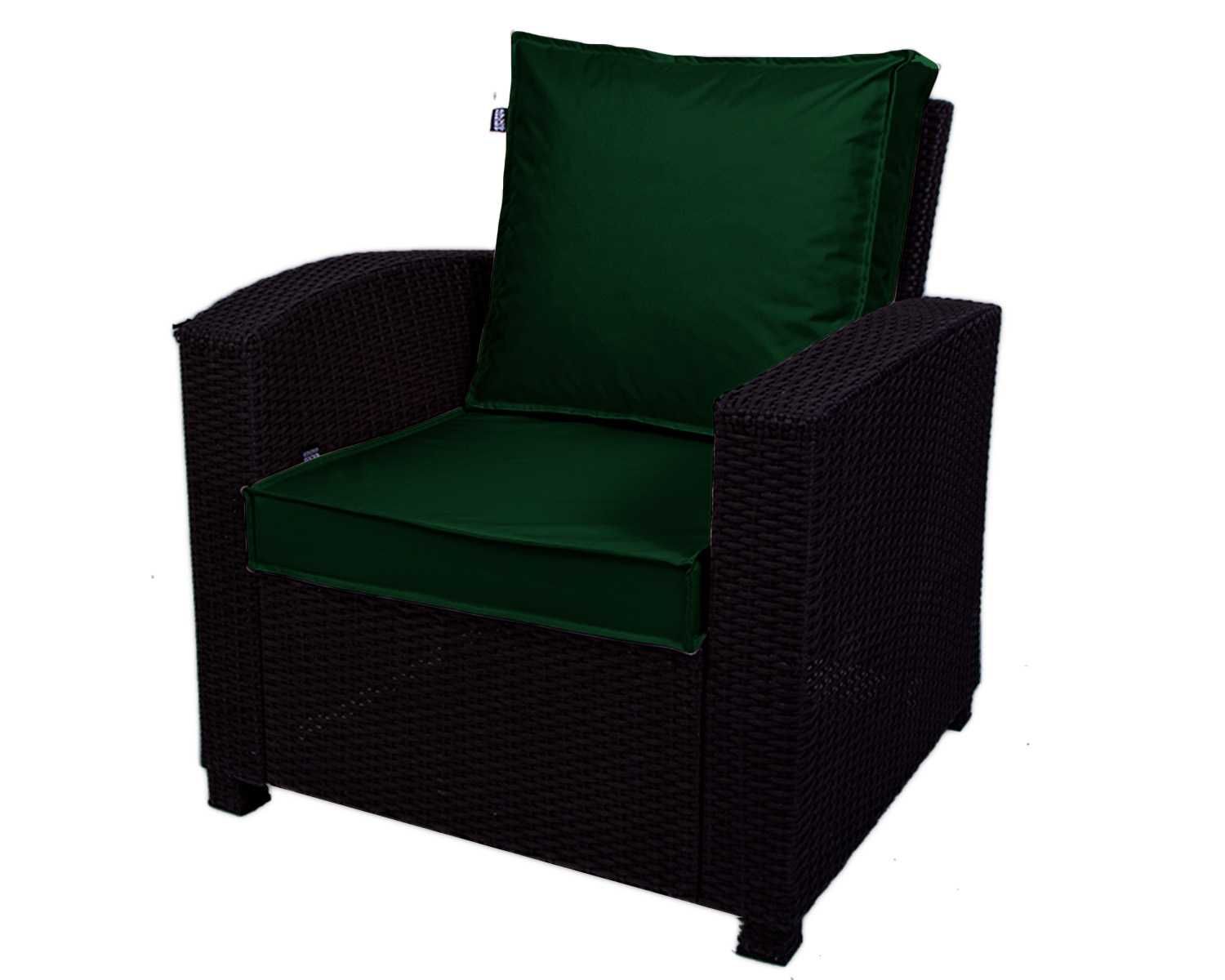 Poduszka na fotel RATTAN meble ogrodowe 55/60cm + oparcie poduszka