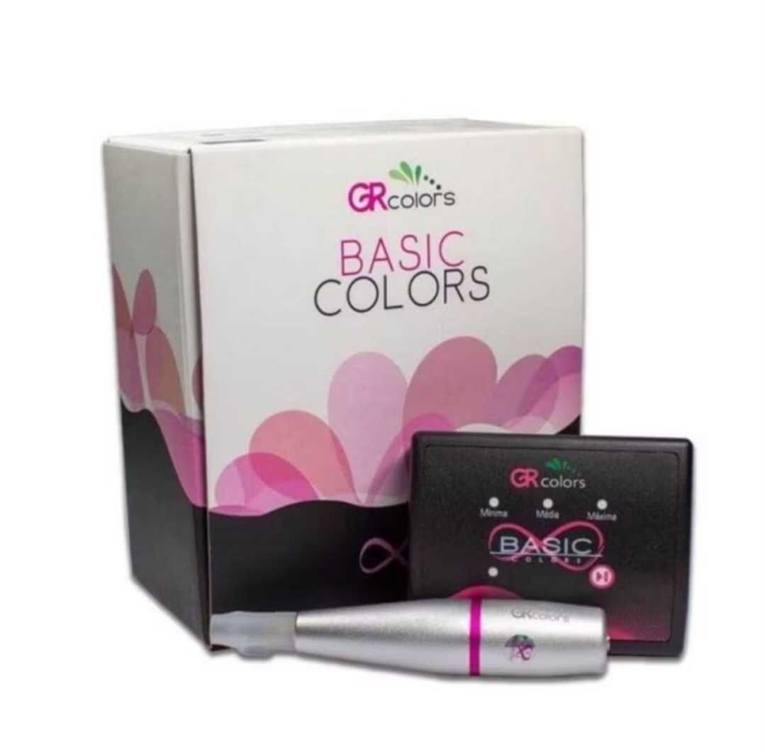 Dermógrafo Gr Colors para Micropigmentação + 10 Algulhas de 1 Ponta!