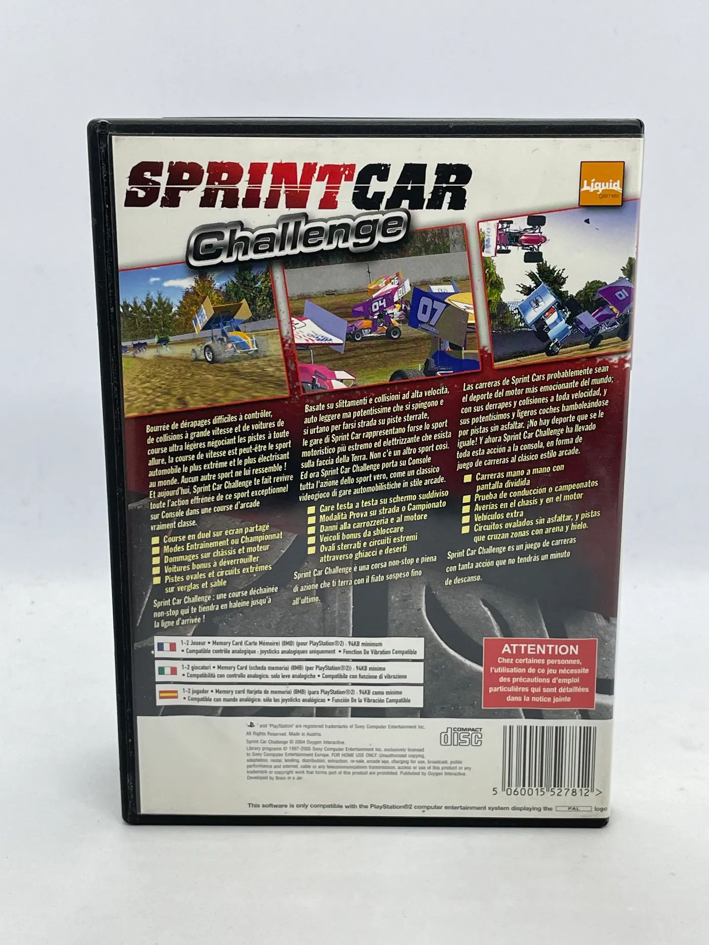 Sprint Car Challenge PS2 Po Angielsku