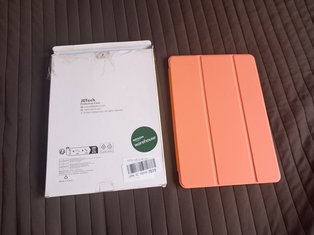 Etui JETech do Apple ipad 10.2 2019 - 2021 Pomarańczowe